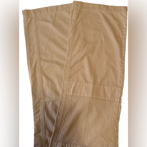 BCBG Max Azria Beige Flare Pants Size 8 31” Inseam Boho Chic flare bell bottom - Picture 6 of 13